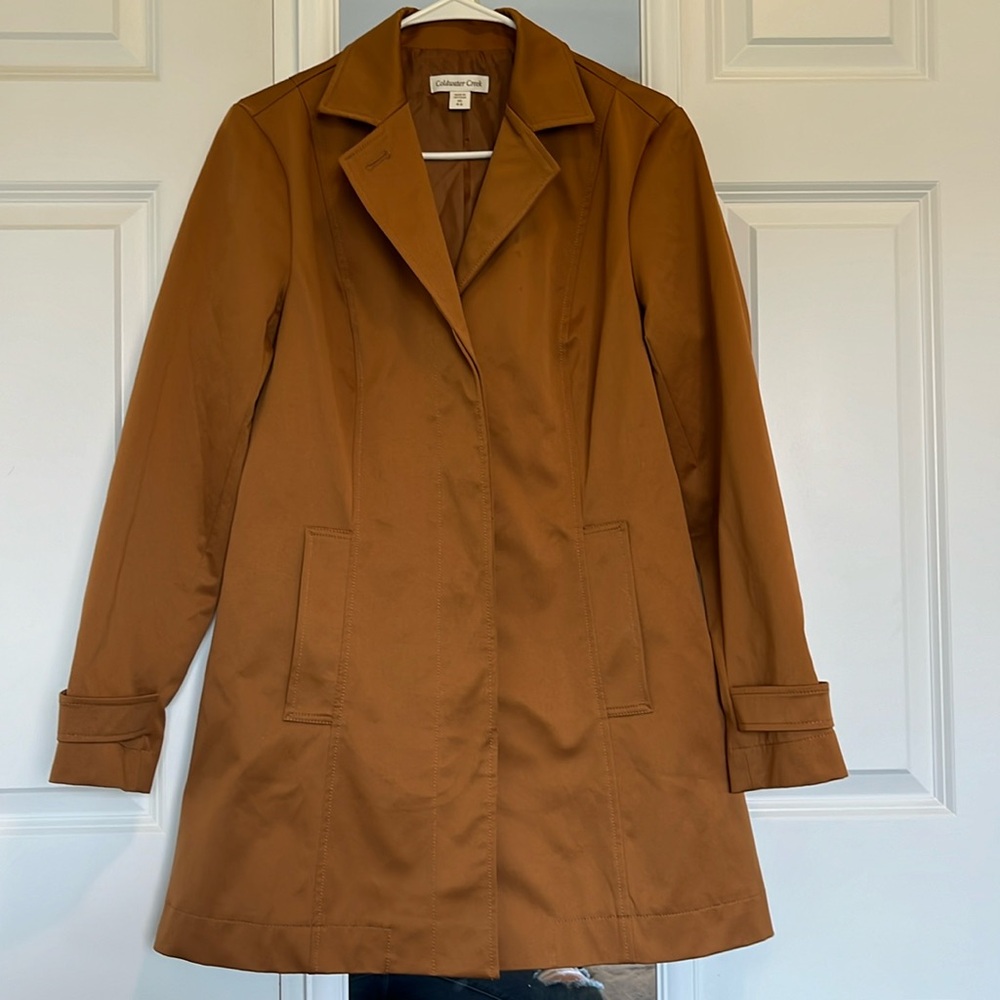 Coldwater Creek Copper Trench Coat size XS (4-6)